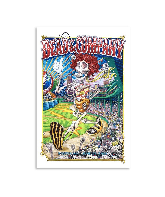 Poster Dead And Company Jun 25 2023 Final Tour Fenway Park Boston Massachusetts