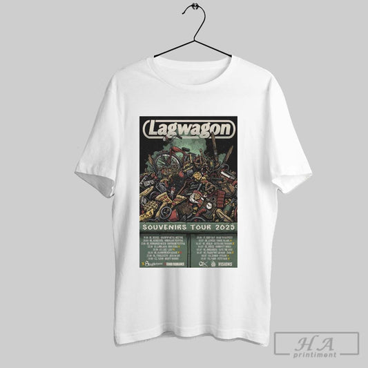 Poster Lagwagon Souvenirs Tour 2025 Shows 19 06 Be Dessel Graspop Metal Meeting T Shirt
