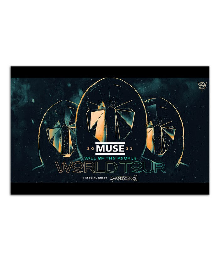 Limited Muse World Tour 2023, Will Of The People New Album Poster