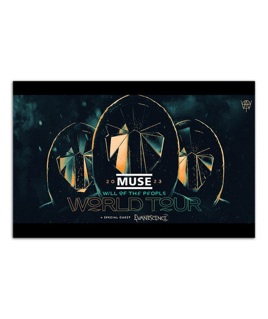Limited Muse World Tour 2023, Will Of The People New Album Poster