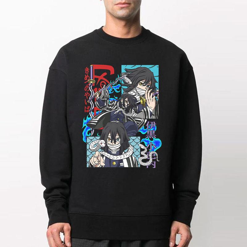 Obanai Serpent Hashira Shirt, Obanai Iguro Snake Hashira Sweatshirt, Demon Slayer Anime, Kimetsu No Yaiba Arc,  Anime lover sweatshirt hoodie, Gift fo