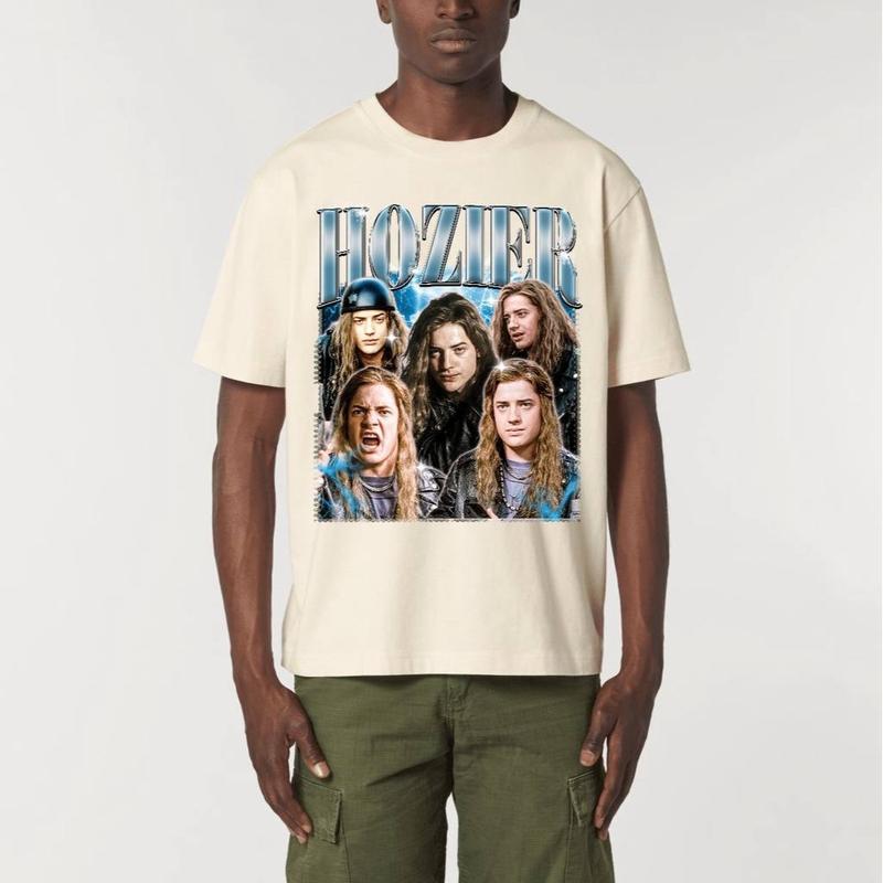 Hozier Brendon shirt Cotton Menswear Unisex Top Forest Sport