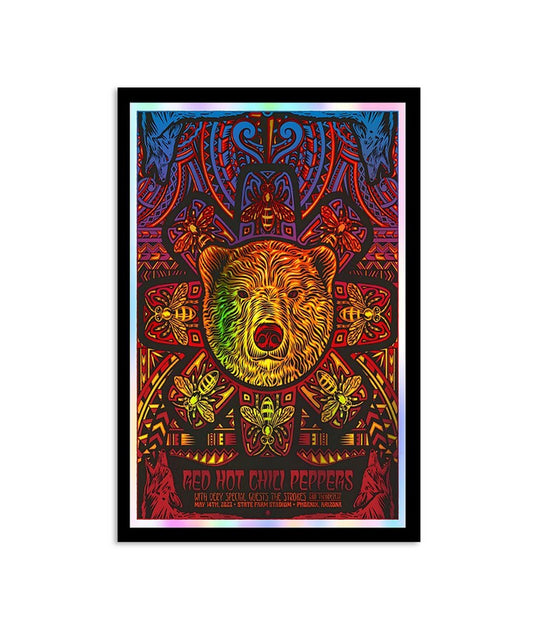 Poster Red Hot Chili Peppers May 14Th 2023 State Farm Stadium Phoenix Arizona