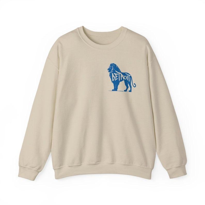 Detroit Football Sweatshirt, Sunday Football Sweatshirt, Vintage Football Sweatshirt