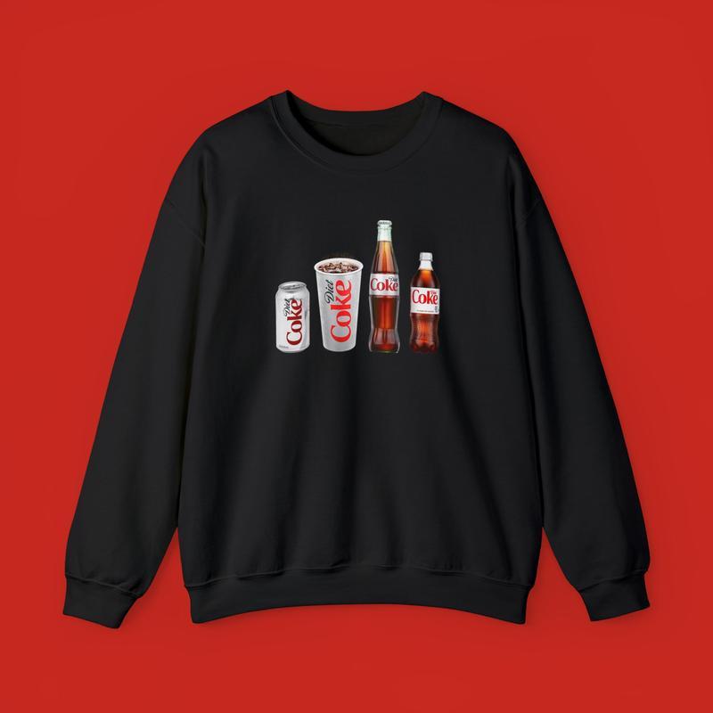 Diet Coke Unisex Crewneck Sweatshirt Fabric Menswear