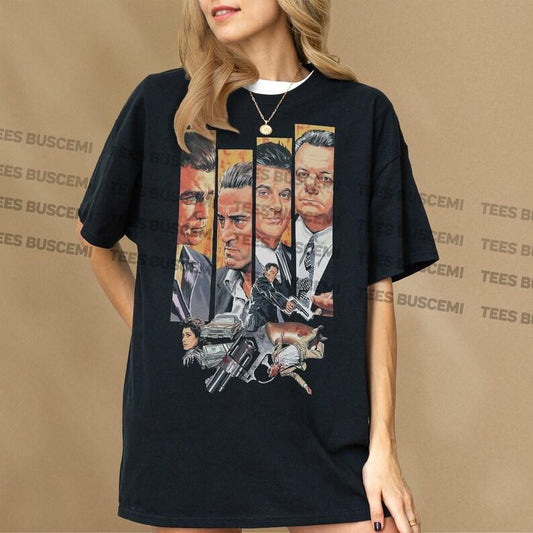 Retro 90s Mafia Movie T-Shirt, Vintage Martin Scorsese Gangster Film Graphic Tee, Good fellas Movie Lover Gift for the, 1990 Memorabilia
