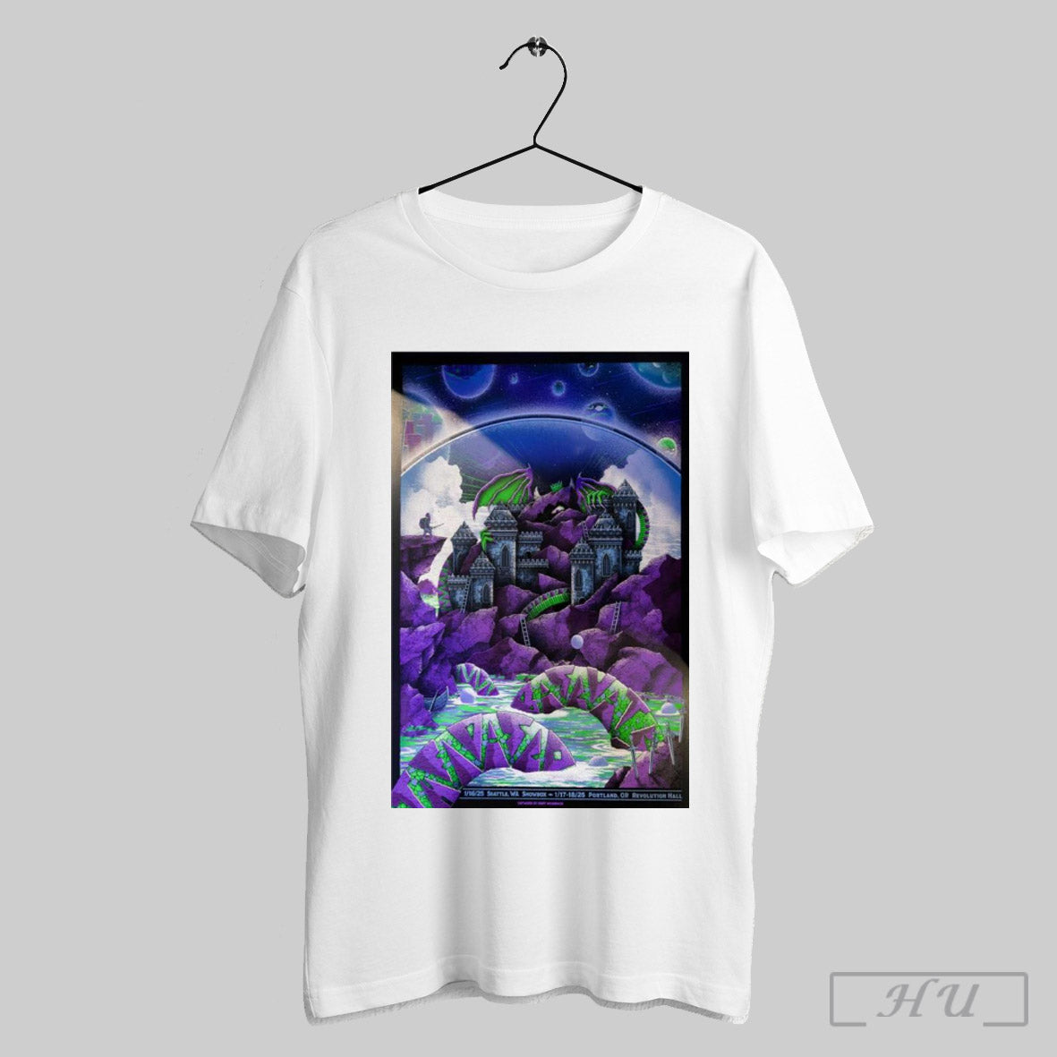 Poster The Disco Biscuits Spaga In Bubble Seattle And Portland Tour Jan 16 17 2025 T Shirt