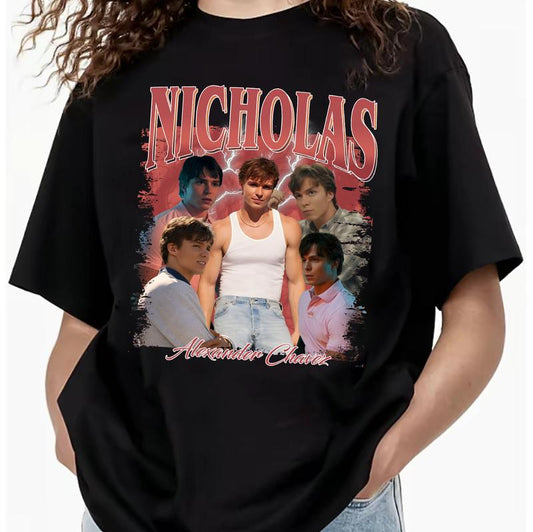 Nicholas Alexander Chavez Vintage Shirt, Nicholas Chavez T-shirt, Nicholas Chavez Fan Tees, Nicholas Retro 90s Sweaters