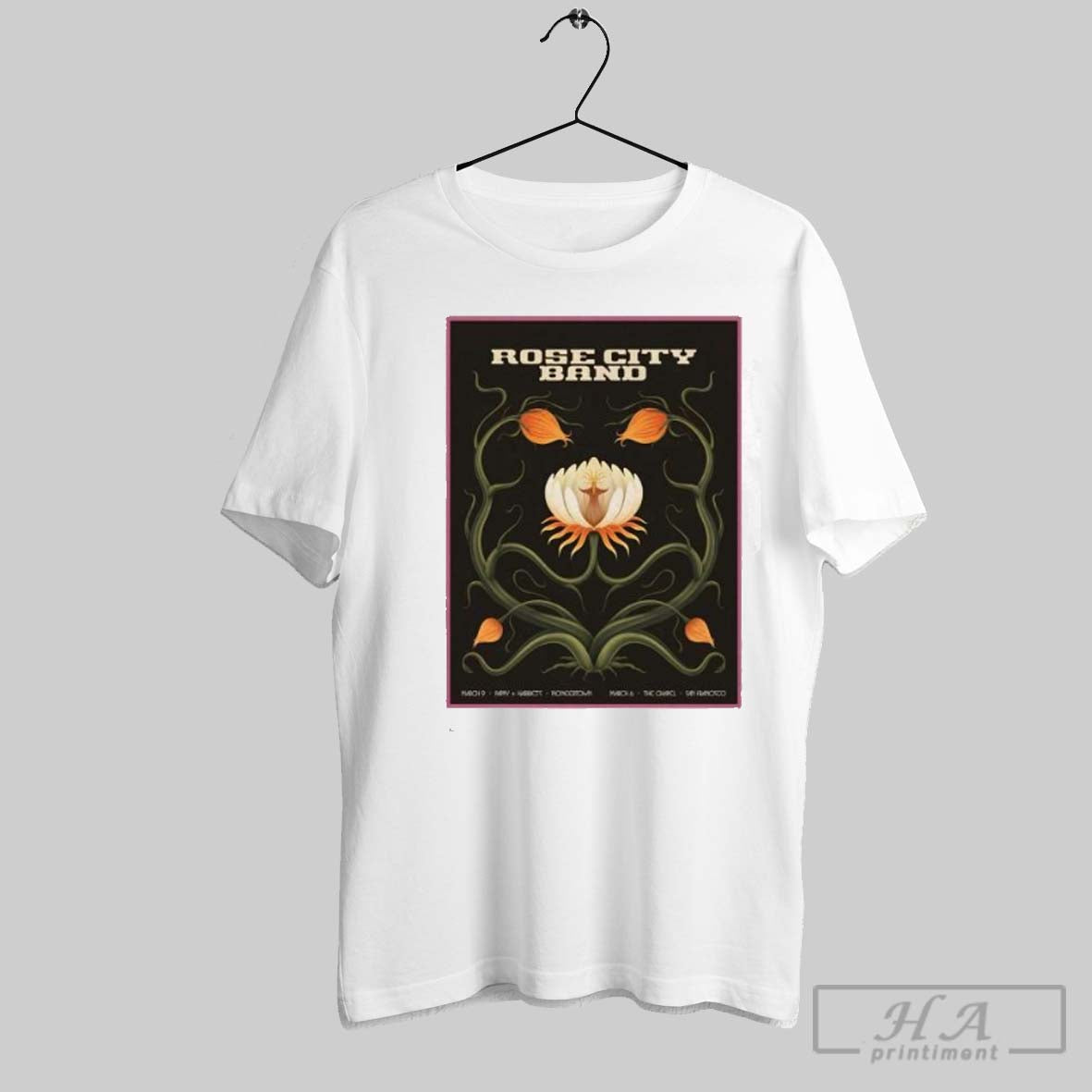 Rose City Band At The Chapel In San Francisco Ca On Mar 6 2025 Tour Poster Shirt