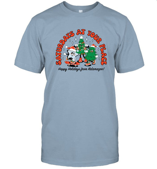 2024 Saturdays At Your Place Happy Holidays Shirt
