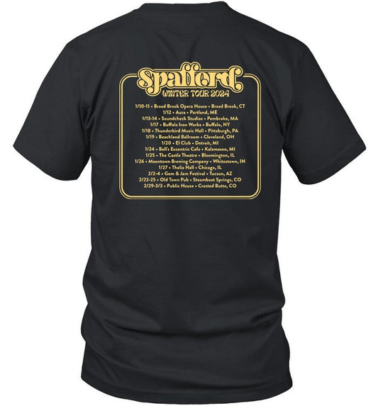 Limited Spafford Winter Tour 24 Comfort Colors Shirt