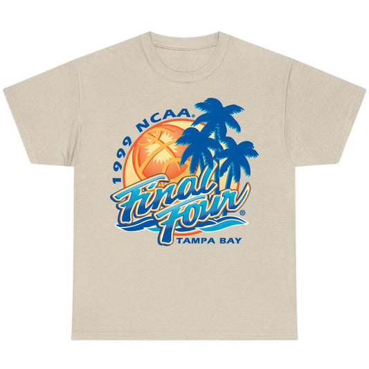 1999 Final Four Logo Heavy T-Shirt, Classic Cotton NCAA T-Shirt, Graphic Vintage T-Shirt, Full Color T-Shirt, Unisex T-Shirt, For Men, For Women billabongshirts