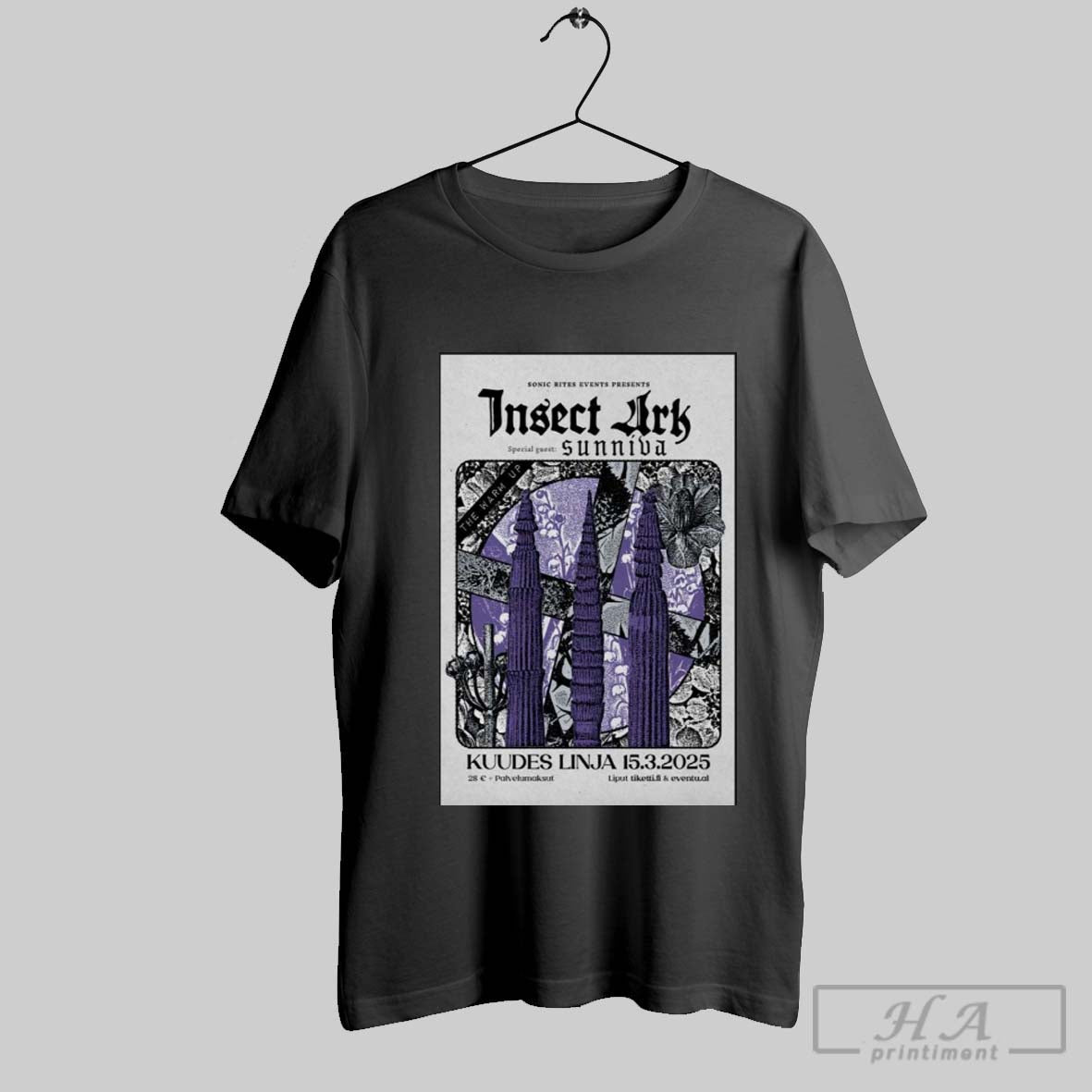 Poster Insect Ark Helsinki Finland Kuudes Linja 3 15 2025 T Shirt