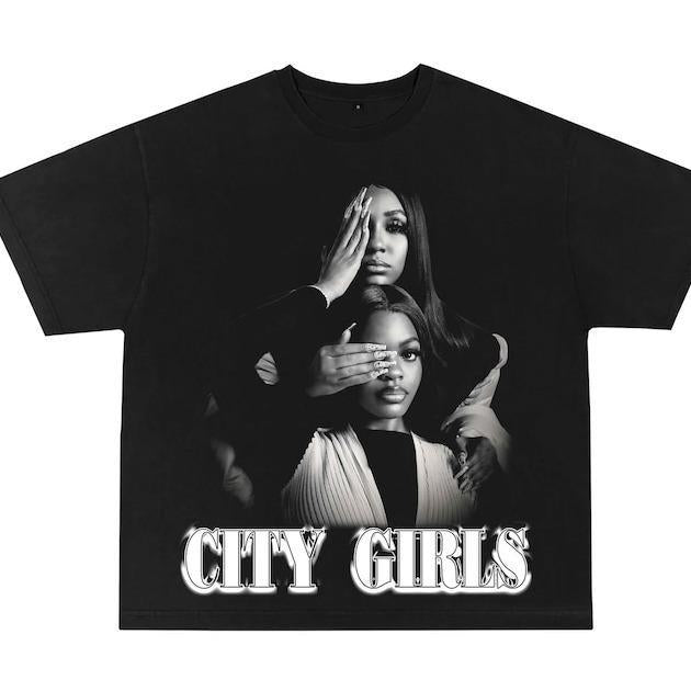 City Girls T Shirt, City Girls Rap Hip Hop 90s, Twerkulator Yung Miami and JT Shirt, Music 90s Fan Tour Shirt