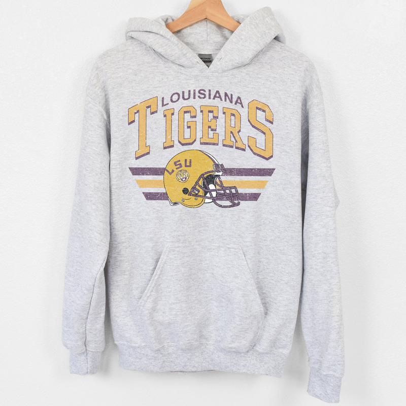 11. LSU Tigers Vintage NCAA Sportswear Sweatshirt, University Louisiana State Authentic Shirt Gift for Football Fans