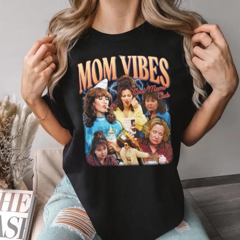 90Ã¢â‚¬â„¢S Mom Vibes Shirt, Funny Mom Tee, Cool Moms Club Shirt Design, Funny Mom Life Shirt, Mother's Day Gift, Cool Mom Gifts, Unisex Short Sleeve Tee Shi