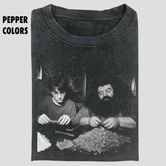 Harry and Hagrid's Magical Herb Shirt, Harry Potter Vintage Tee, Wizarding Shirt, Movie Shirt, Funny Shirt, meme shirts, Unisex T-Shirt, Harry Potter Merch, Gift For Men Women