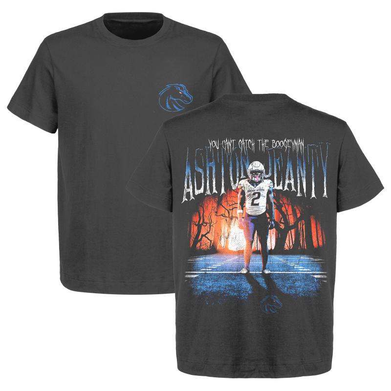 Ashton Jeanty Boogeyman Graphic T-Shirts | Heavy Cotton | Men's & Women's Retro American College Football Shirt