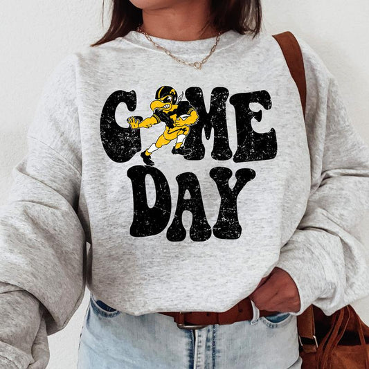 Iowa Hawkeyes Vintage College Game Day Football NCAA Sweatshirt, Vintage Sweatshirt NCAA, Classic Sport Sweatshirt, Gifts For Football Fan Sport