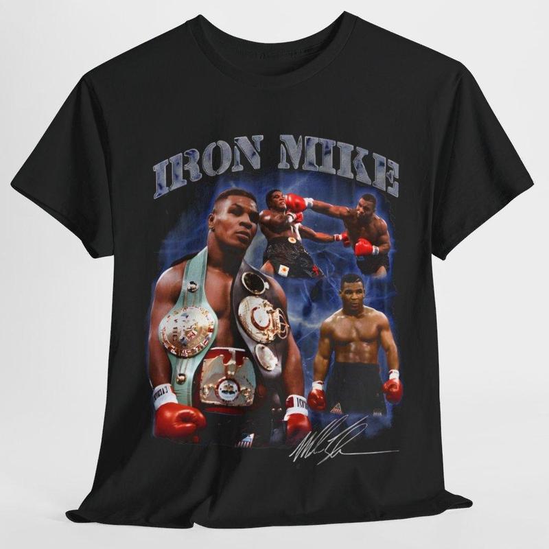 Vintage Style mike tys0n, Sport Boxing Rap Unisex Cotton T-Shirt