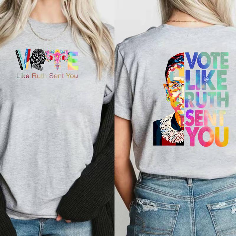 V0ote Reproductive Rights Banned Books Election Shirt Unisex