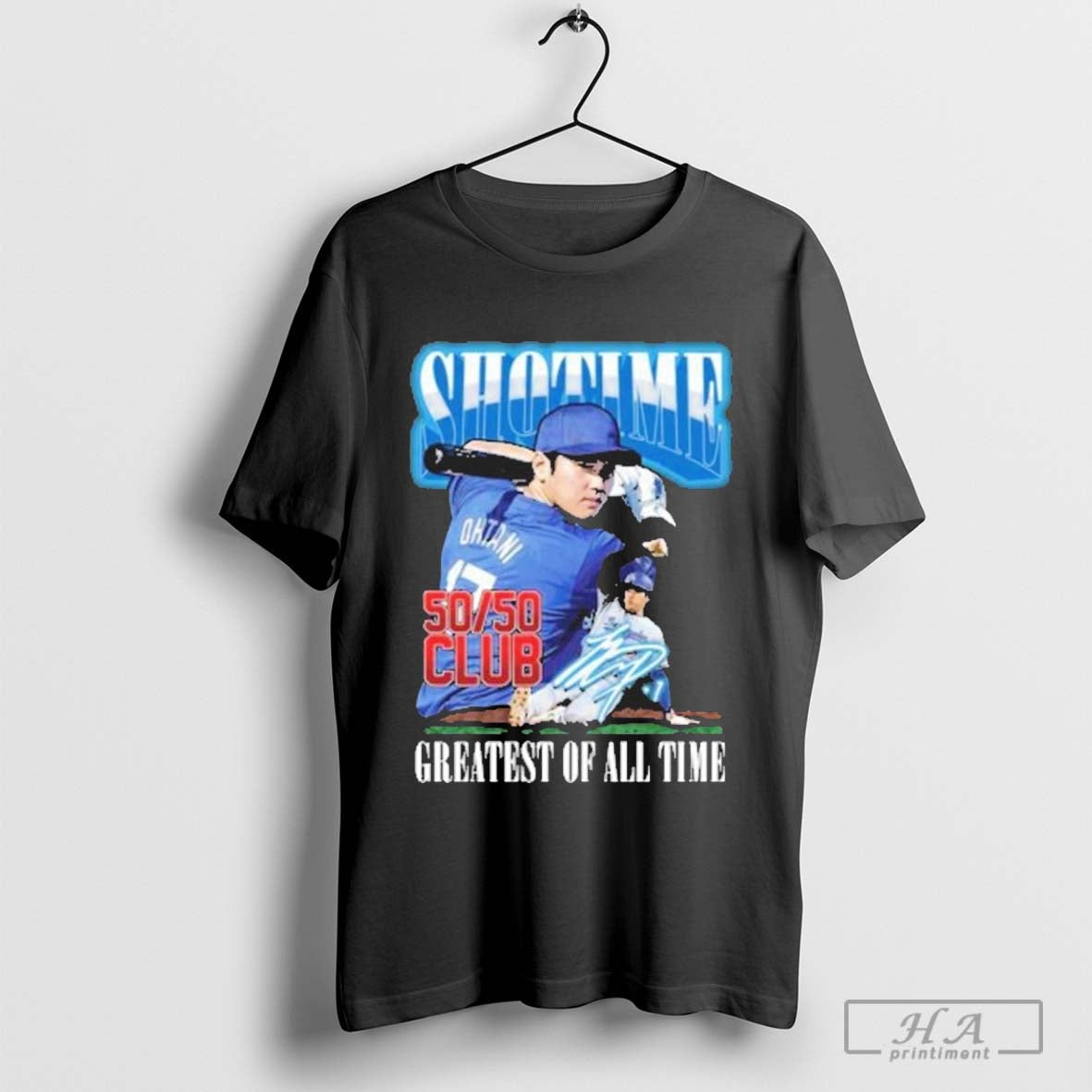 Shohei Ohtani Shotime 50-50 Club Greatest Of All Time Shirt