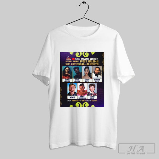 Super Bowl Lix Youtube Tailgate Concert Chanen Johnson Juwan Scott Desmond Scott Feb 9 2025 Poster T Shirt