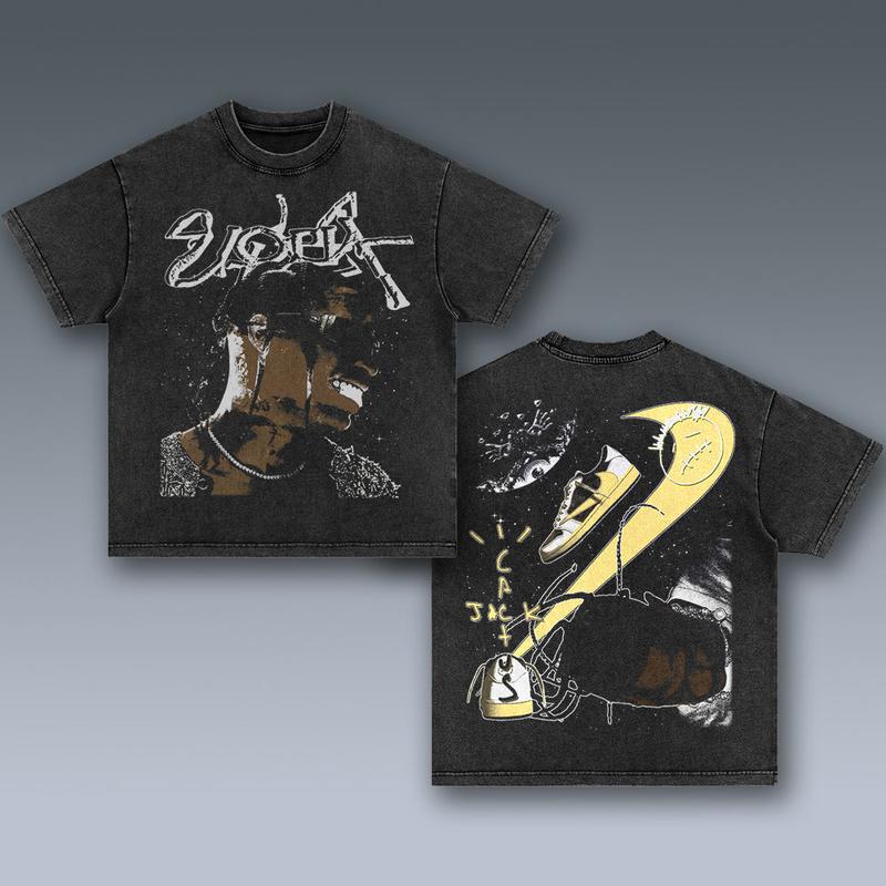 Vintage Tee, Travis Cactus, Rapper Unisex T-Shirt, Rodeo Cactus J.A.C.K Graphic Shirt, Rapper Bootleg Crewneck Shirt Cotton Unisex Shirt Rap Shirt Rap