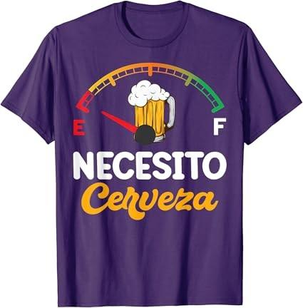 Mexican Beer Gift - Necesito Cerveza - Funny Sayings T-Shirt
