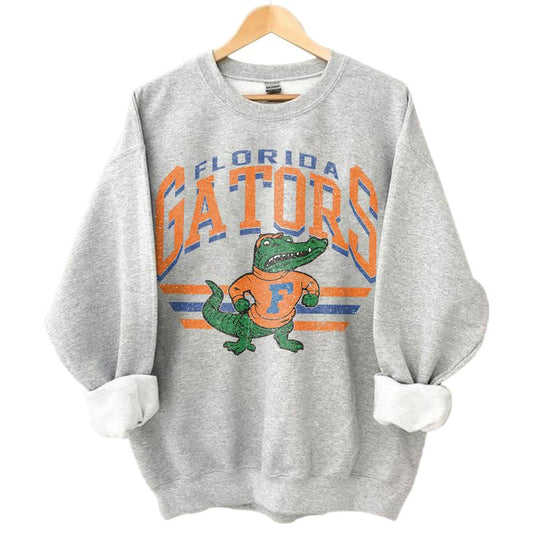 Florida Gators Vintage Football NCAA Sweatshirt - Tshirt - Hoodie, University of Florida Unisex Football NCAA Shirt, Unisex Vintage NCAA Shirt, Classi