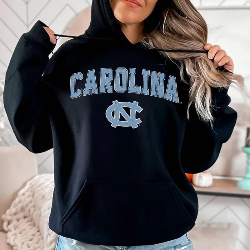 North Carolina Tar Heels Campus Hoodie, Graphic NCAA Shirt, Tournament Champions Shirt, Gift For NCAA Fan