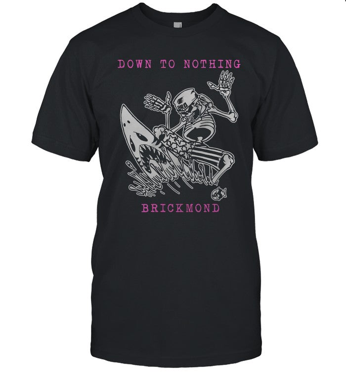 Down To Nothing Skeleton Surfer T-Shirt