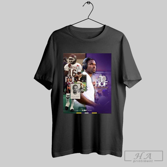 Poster Lsu Football Congratulations Cortez Hankton 2025 Texas Southern Sports Hall Of Fame Class Inductee Signature T Shirt