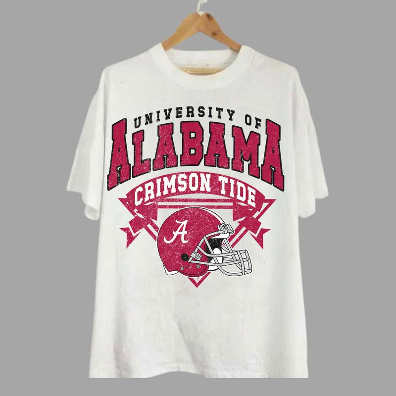 13. Alabama Crimson Tide NCAA Vintage Sweatshirt, University of Alabama Basketball Shirt, Classic Unisex Gift for Fans