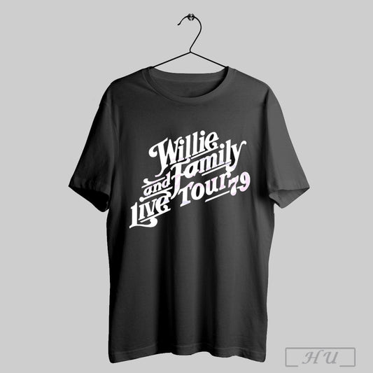 Retro Western Willie And Family Live Tour 79 T Shirt Sweatshirt