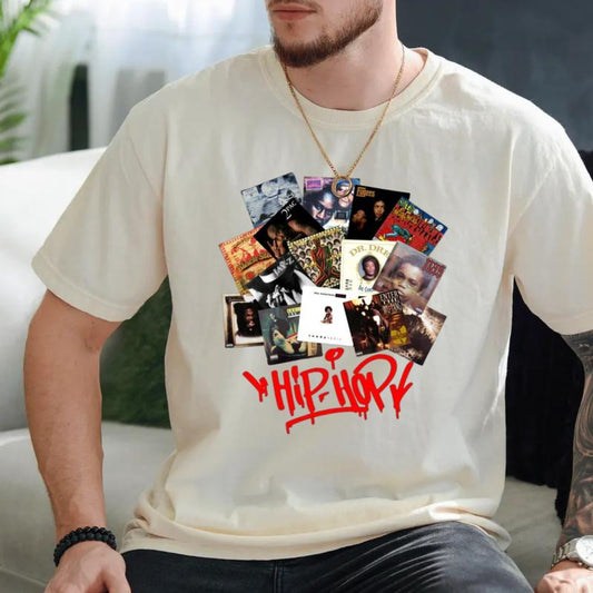 90's Hip Hop T Shirt, 90's Rap Streetwear, Hip Hop Fashion, Old School Rapper Tee, Unisex Short Sleeve Tee