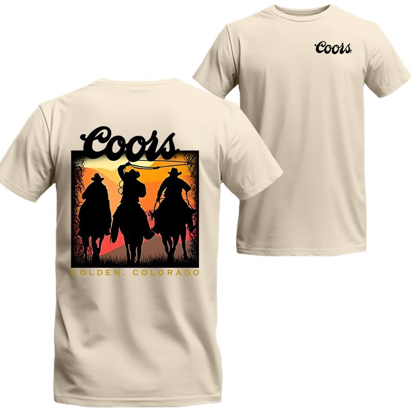 Coors Cowboy T-shirt, Gifts for Him, Unisex T-shirt For Men, For Women, Best choice