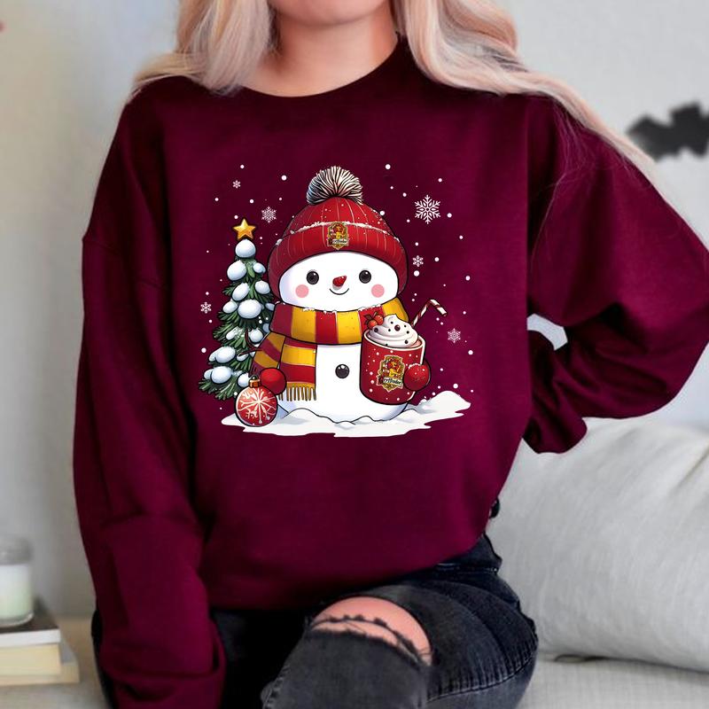 HP Vintage Wizard  Houses Sweatshirt, Snowan Hogwarts Houses Unisex Shirt, Potterhead Shirt, Hogwarts Hoodie, gift for fan, Cotton Fit potterhead swea