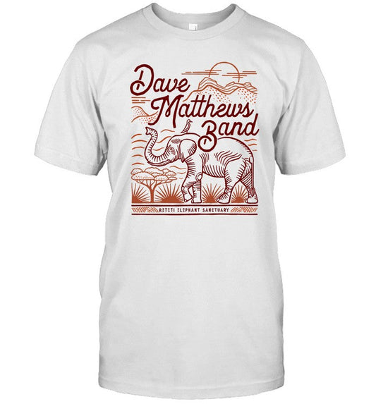 Dave Matthews Band Reteti Elephant Sanctuary Hot T Shirt Edition