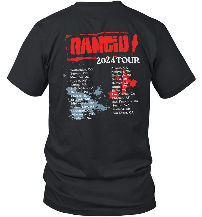 T-Shirt RANCID 2024 Tour