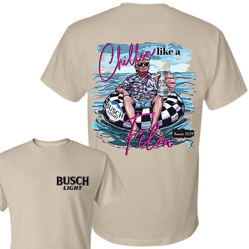 Chillin Like a FELON 2-Sided T Shirt, B.u.s.c.h T Shirt, America Summer Shirt For Women And Men, Unisex Cotton T Shirt, Comfort Colors Shirt, Casual G