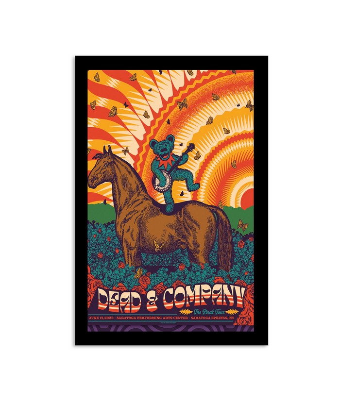 Dead And Company Jun 17 2023 Final Tour Saratoga Performing Arts Center Saratoga Springs NY Poster
