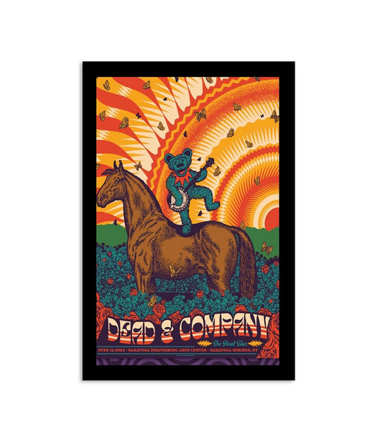 Dead And Company Jun 17 2023 Final Tour Saratoga Performing Arts Center Saratoga Springs NY Poster