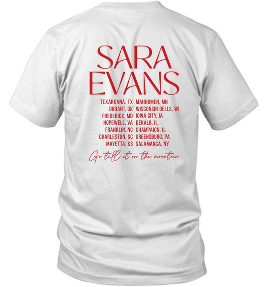 2023 Sara Evan Christmas Tour T Shirt