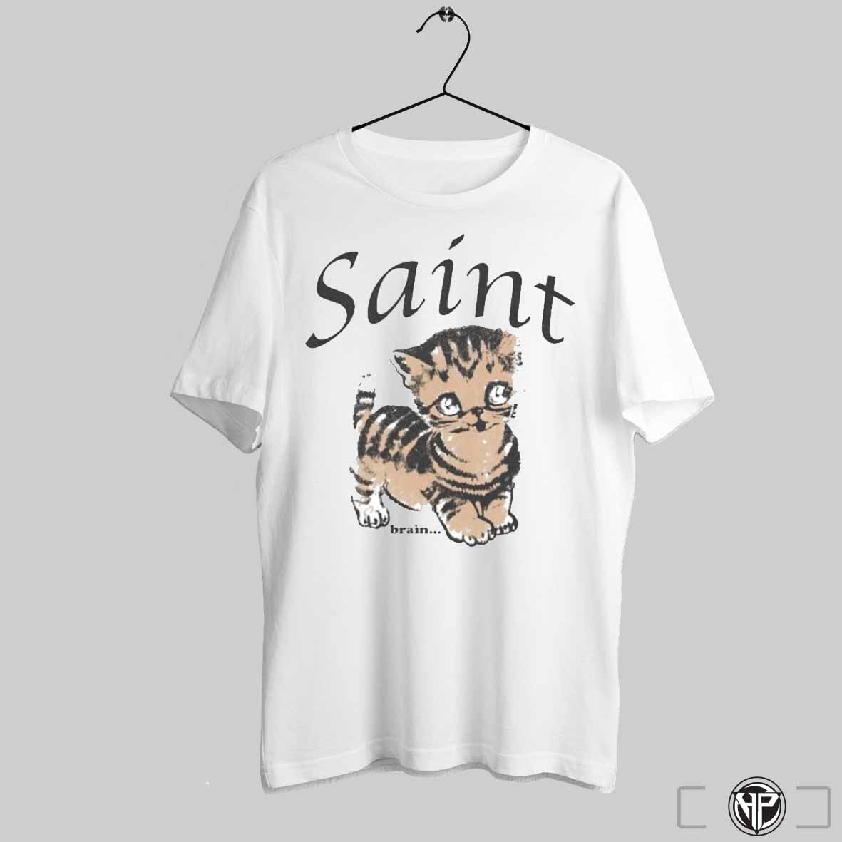 Saint Brain Saint Kitty Wm T Shirt Trending Sweatshirt