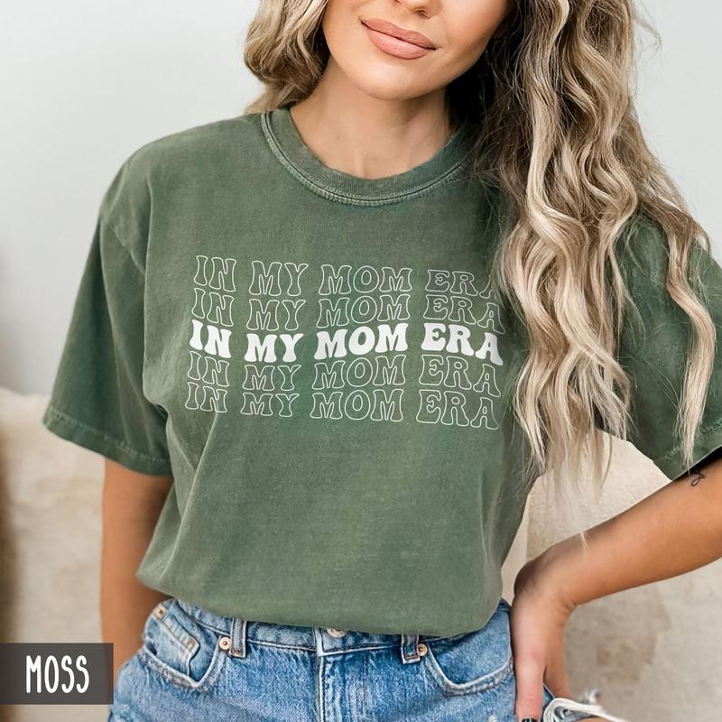 sÃ‚Â® In my MOM Era Shirt, Cute Mothers Day Shirt, Oversized Trendy Mama t-shirt, Cute Retro Mom Shirt, Mommy Shirt, Gift for Mom, New Mother from daught