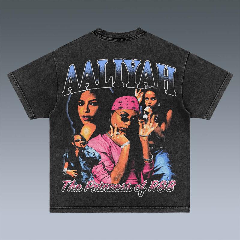VINTAGE TEE  AALIYAH , Free Shipping, tour 2024 shirt, Hiphop Shirt, Rapper Shirt