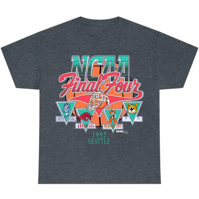 1995 Rare NCAA Final Four Official Game T-Shirt, Full Color T-Shirt, Unisex T-Shirt, For Men, For Women billabongshirts