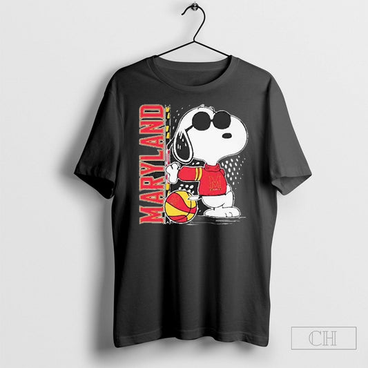 Snoopy Fan X Maryland Terrapins The Peanuts 2025 Shirt