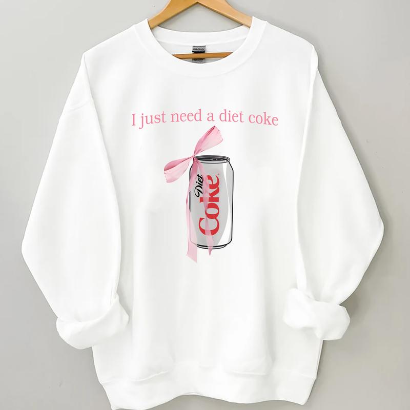 Diet Coke sweatshirt Diet Coke humor sweatshirt and crew neck Til Death Humor, gift for girlfriend, Diet Coke Crewneck Sweatshirt